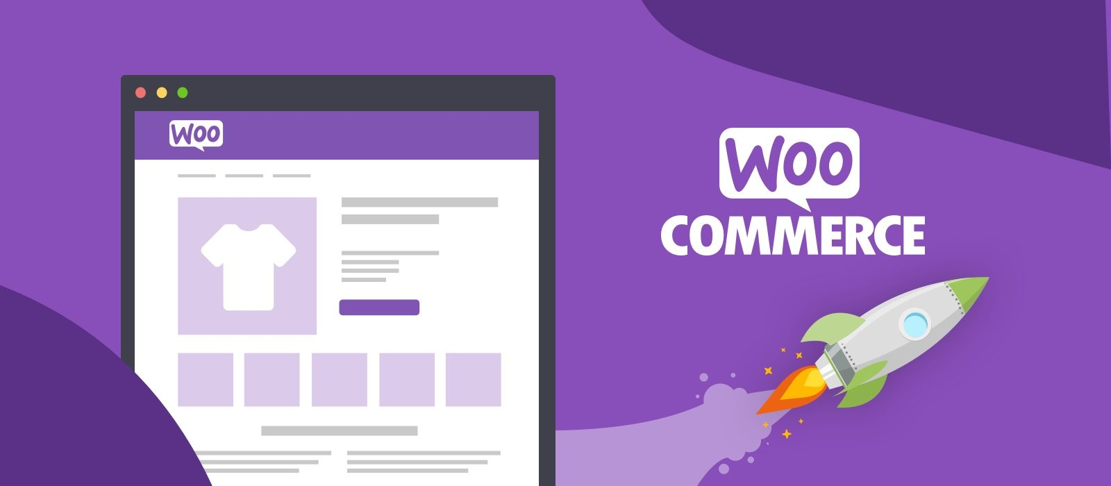 WooCommerce — ilustracja sklepu internetowego